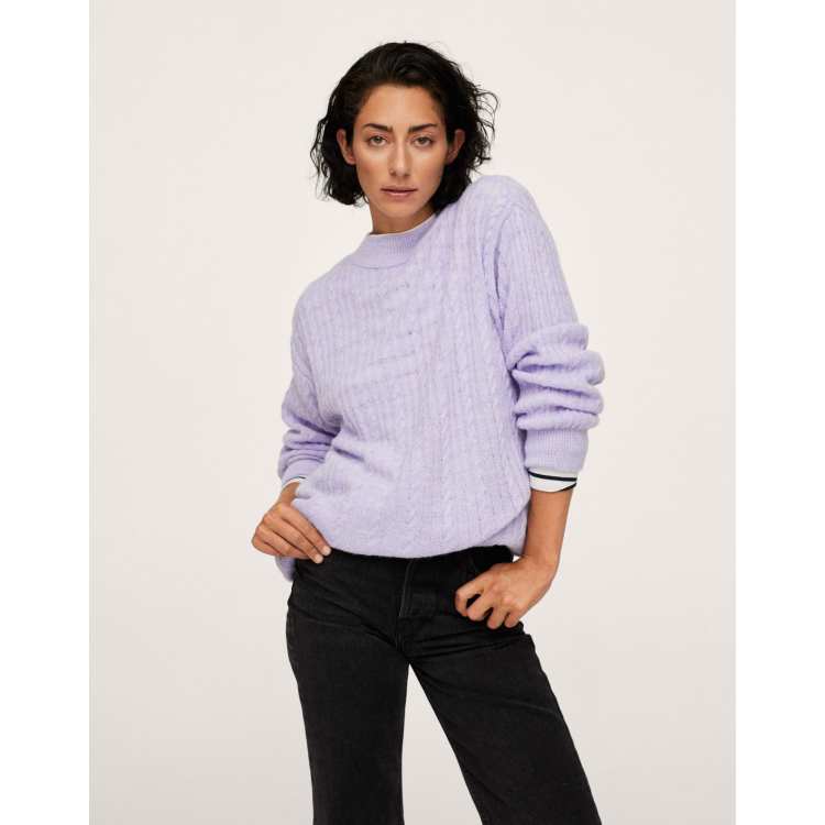 Mango on sale purple jumper