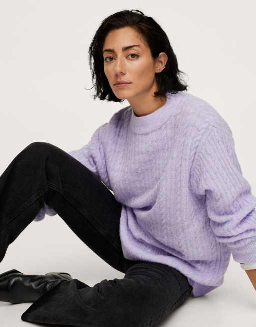 Mango purple jumper sale