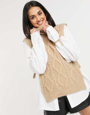 knitted vest mango