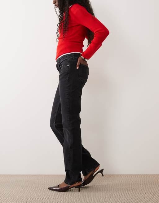 Mango Cait slim jean in dark grey, 3 of 5
