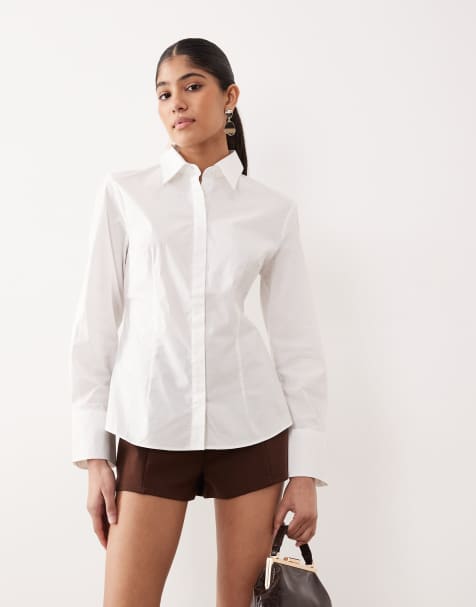 Mango - Camicia classica bianca - view 1