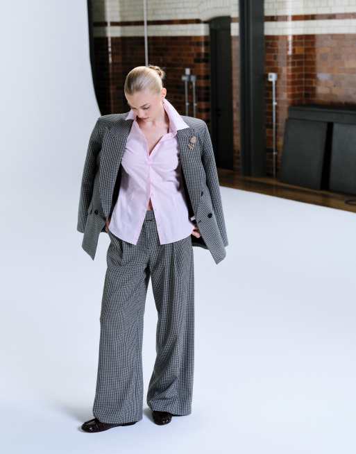 Mango - Camicia classica in misto cotone rosa pallido, 2 di 4