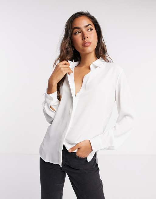 Mango Asos Camicia Bianca Donna Mango Camicia Con Bottoni Bianca