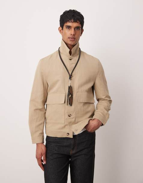 Mango - Camicia giacca color cuoio - view 1
