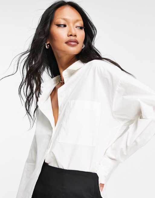 Mango camicia seta top