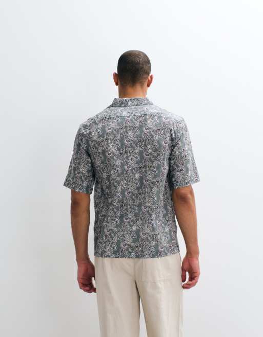 Mango - Camicia verde menta a fiori rétro, 5 di 5