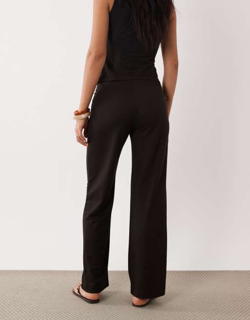 Mango - Can - Rechte broek in chocoladebruin, deel van co-ord set, 4 van 5