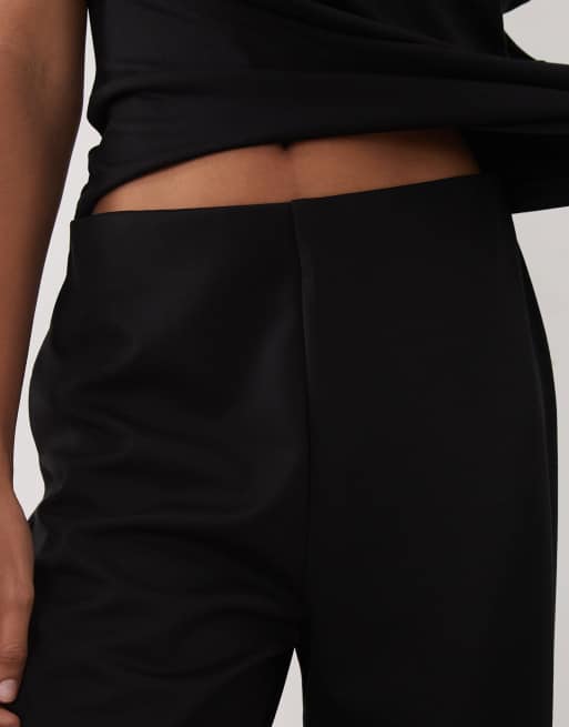 Mango – Candelo – Gerade geschnittene Hose in Schwarz, Kombiteil, 3 von 5
