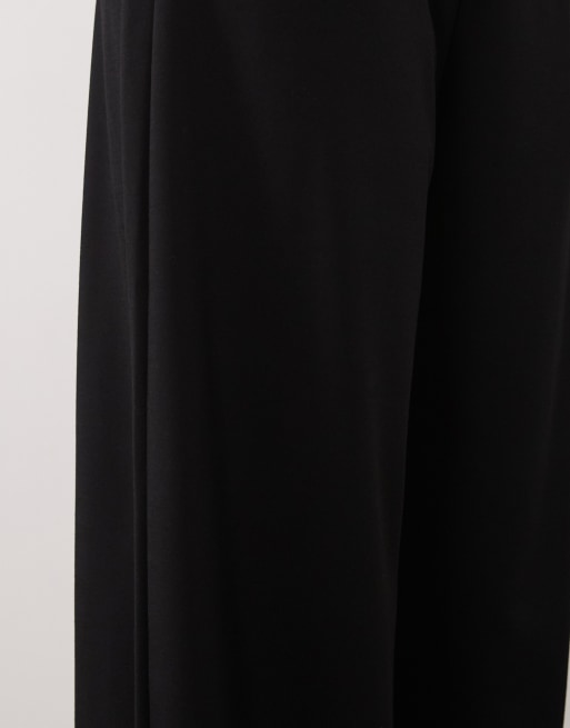 Mango – Candelo – Gerade geschnittene Hose in Schwarz, Kombiteil, 4 von 5