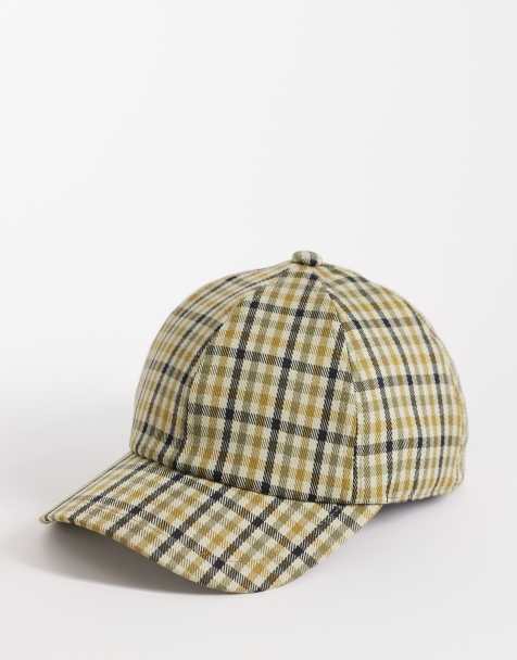 Mango - Cappellino beige a quadri - view 1