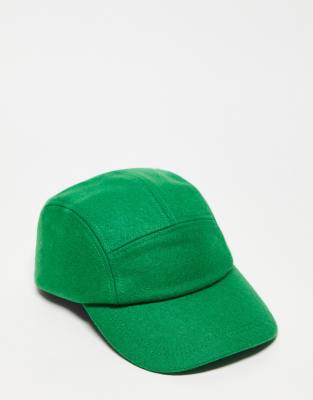 Cappellino A 5 Pannelli Con Visiera Bullet Feniks Verde Mela