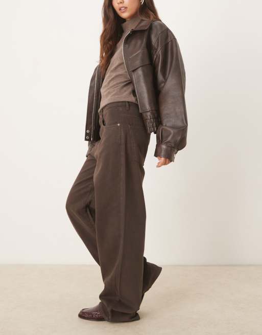 Mango – Capsule – Bruna, avslappnade jeans, 3 av 5