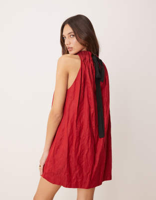 Mango Capsule Ramie Mini Dress