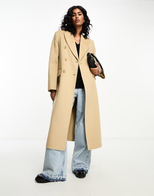 Mango button front 2025 mid length coat