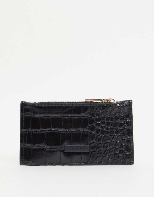 Mango card holder in black