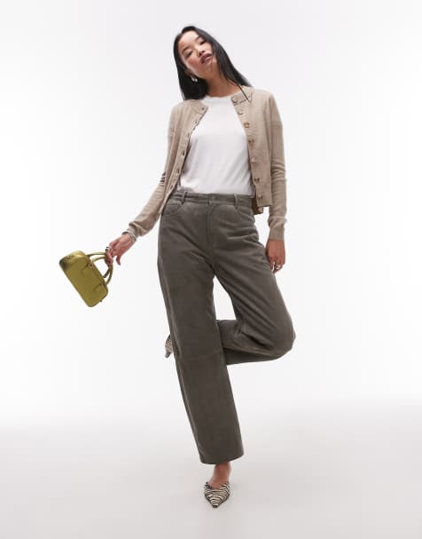 Mango - Cardigan beige in misto lana con scollo rotondo e bottoni - view 1