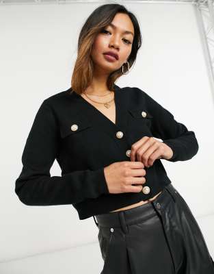 mango black cardigan