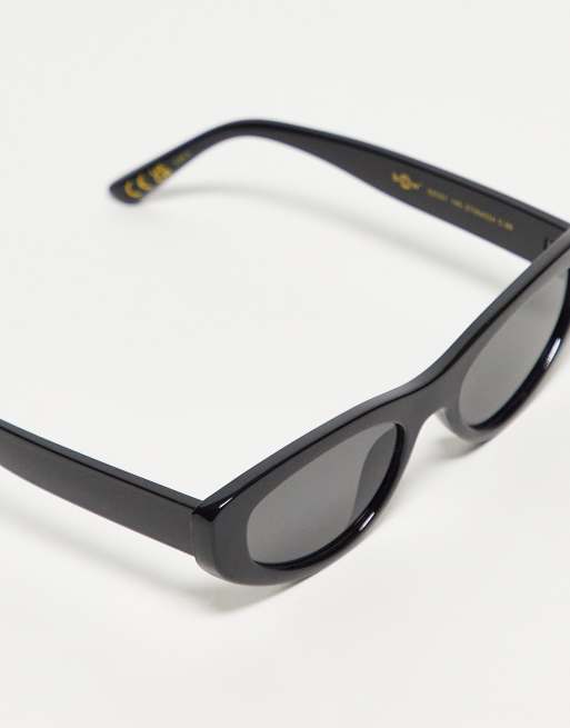 Mango cat eye sunglasses in black, 4 of 4