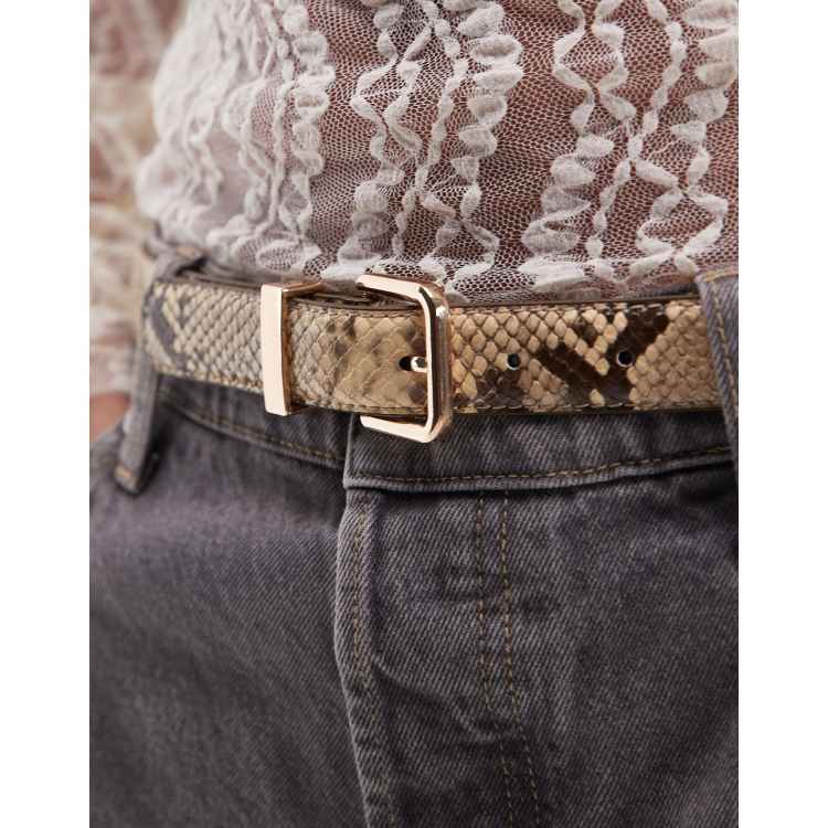 Ceinture imprimé serpent best sale