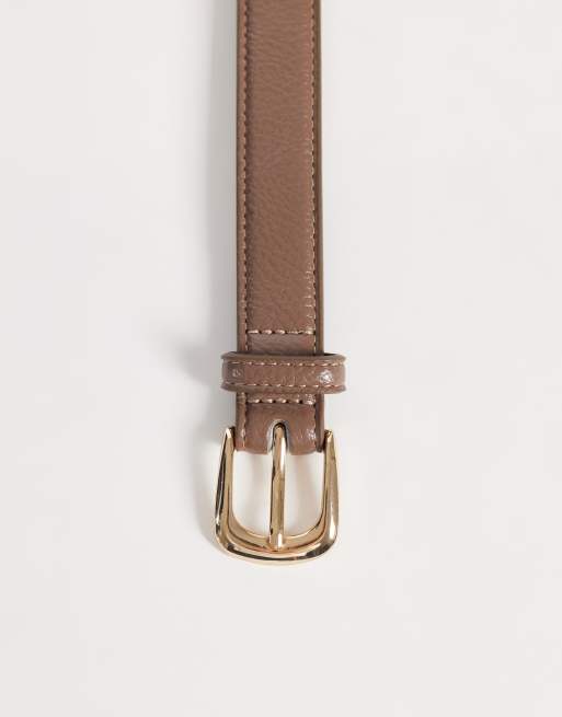 Mango ceinture classique couleur taupe, 3 de 3