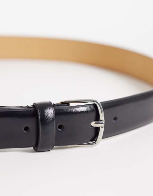 Mango - Ceinture classique en cuir - Noir, 2 de 3