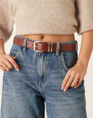 Mango - Ceinture classique - Marron-Brown