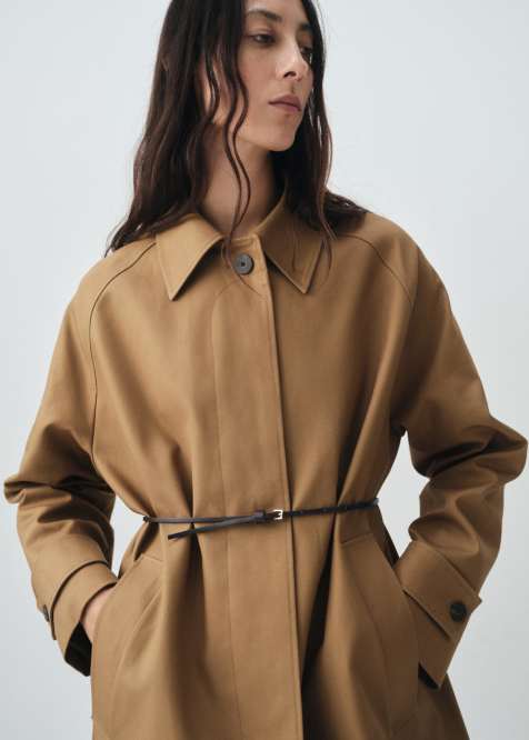 Mango - Ceinture - Marron foncé - view 1