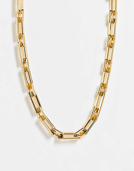 Mango chain link necklace in gold