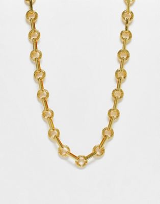 Mango chain necklace in gold