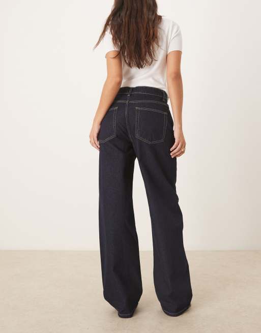Mango – Charlot – Jeans in Indigoblau aus reiner Baumwolle mit abgerundetem Beinschnitt, 3 von 5