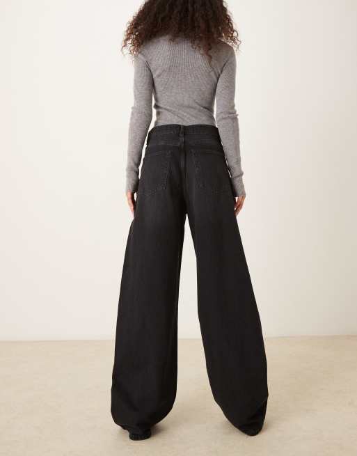 Mango - Charlot - Jeans van 100% katoen met ballonpijpen in zwart, 3 van 5