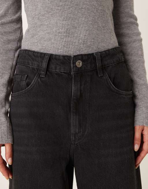Mango - Charlot - Jeans van 100% katoen met ballonpijpen in zwart, 4 van 5
