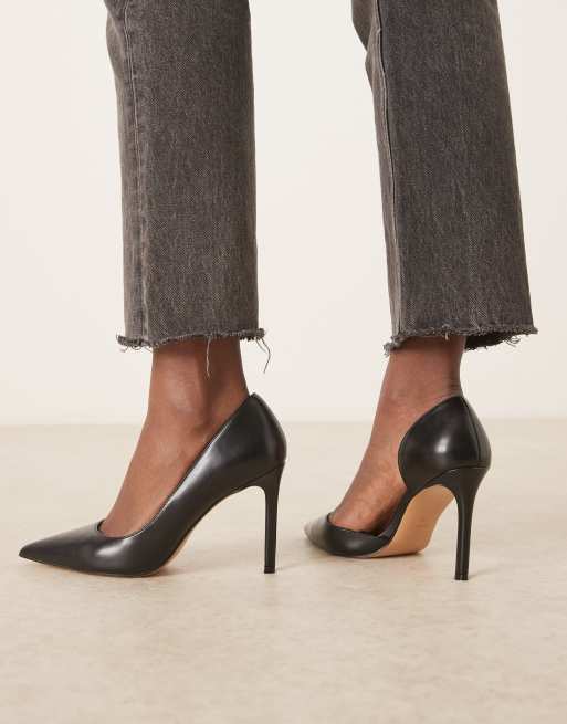 Mango - Chaussures classiques pointues à talon - Noir, 4 de 4