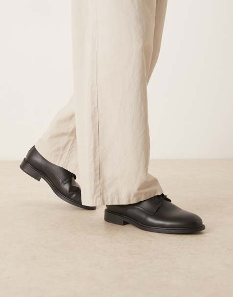 Mango - Chaussures richelieu en cuir - Noir - view 1