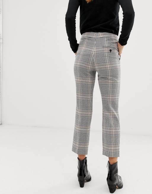 Mango 2025 checkered pants