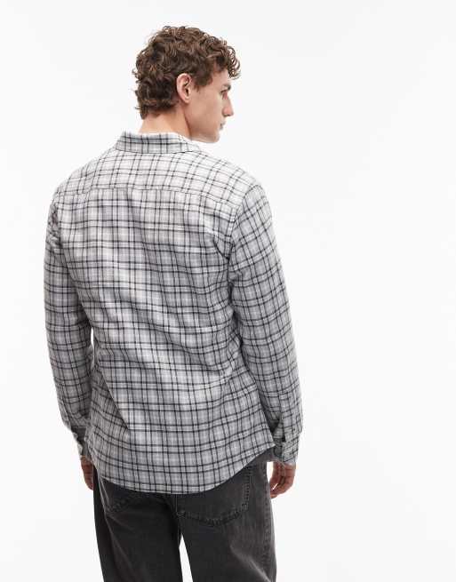 Mango - Chemise à carreaux en coton - Gris, 3 de 5