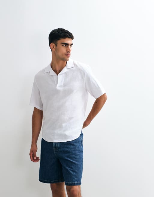 Mango - Chemise à manches courtes en lin - Blanc, 2 de 5