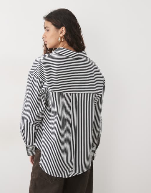 Mango chemise classique à rayures bleues, 4 de 4