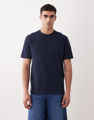 Mango - Chemise décontractée en pur coton - Bleu-Bleu marine