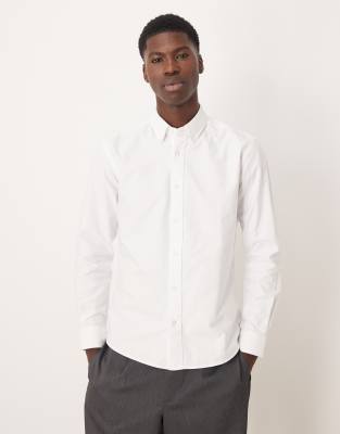 Mango - Chemise en coton - Blanc