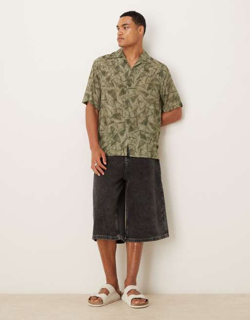 Mango - Chemise imprimée à manches courtes - Vert, 2 de 5