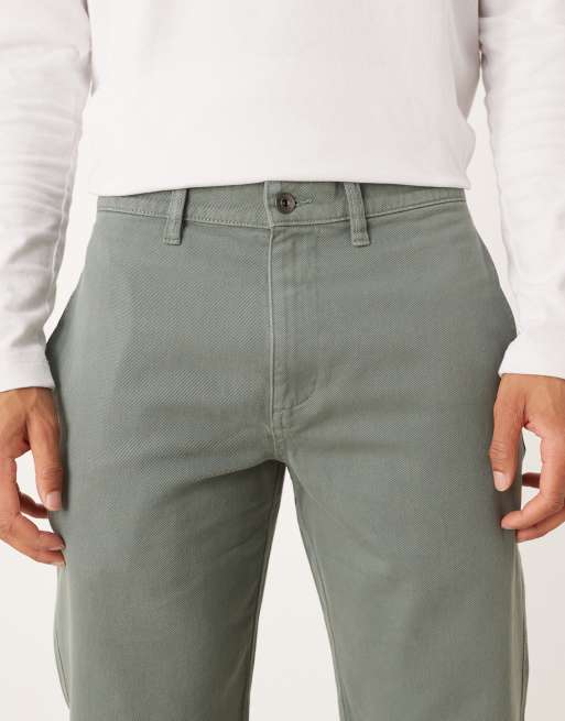 Mango - Chet - Jean droit en coton - Vert sauge, 5 de 5