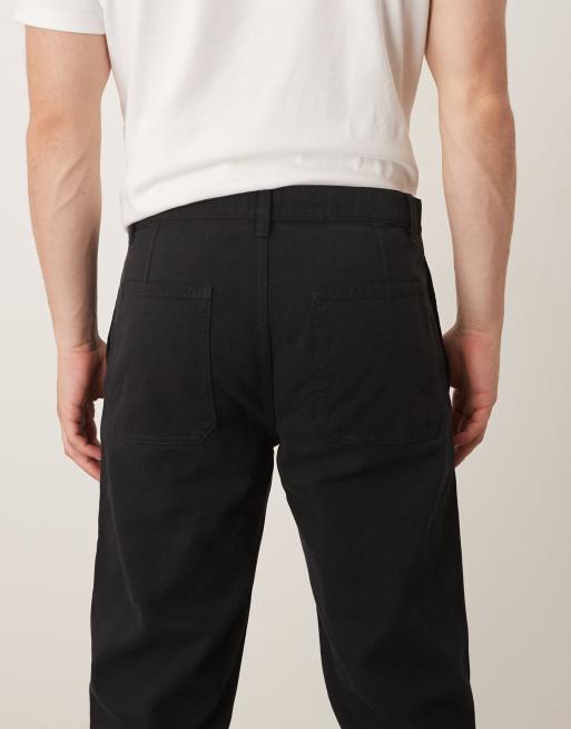 Mango - Chet - Jeans dritti neri 100% cotone, 5 di 5