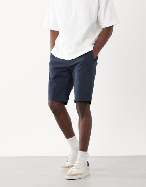 Mango chino shorts in navy, 2 of 5