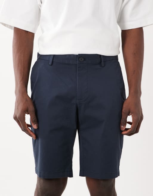 Mango chino shorts in navy, 3 of 5