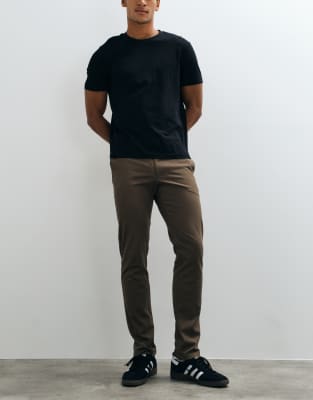 Mango Chinos In Brown