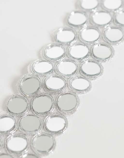 Mango - Choker in zilver, 3 van 4