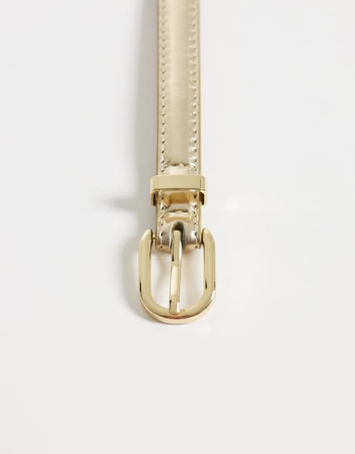 Mango - Cintura sottile color oro, 3 di 3