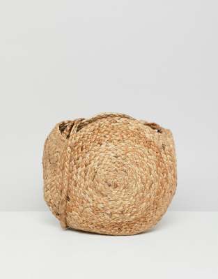 mango round straw bag