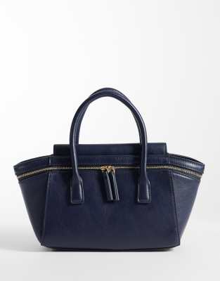 Mango Citybag In Navy